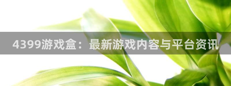 长征娱乐娱乐是真的吗：4399游戏盒：最新游戏内容与平台资讯